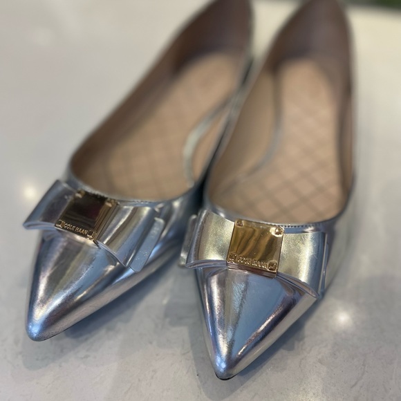 Cole Haan Silver Patent Leather size 9 - Picture 12 of 15